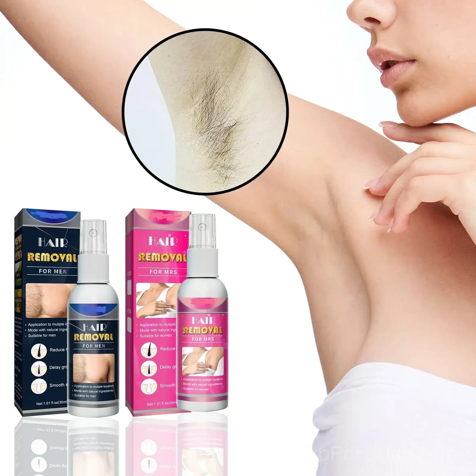 Body Hair Removal Spray for Women - View 4