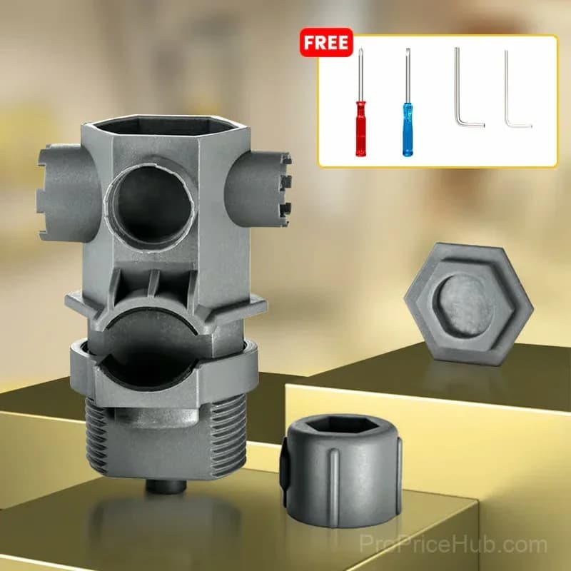 All-in-One Faucet Wrench Tool Set, Gray, 1 Pack - View 9