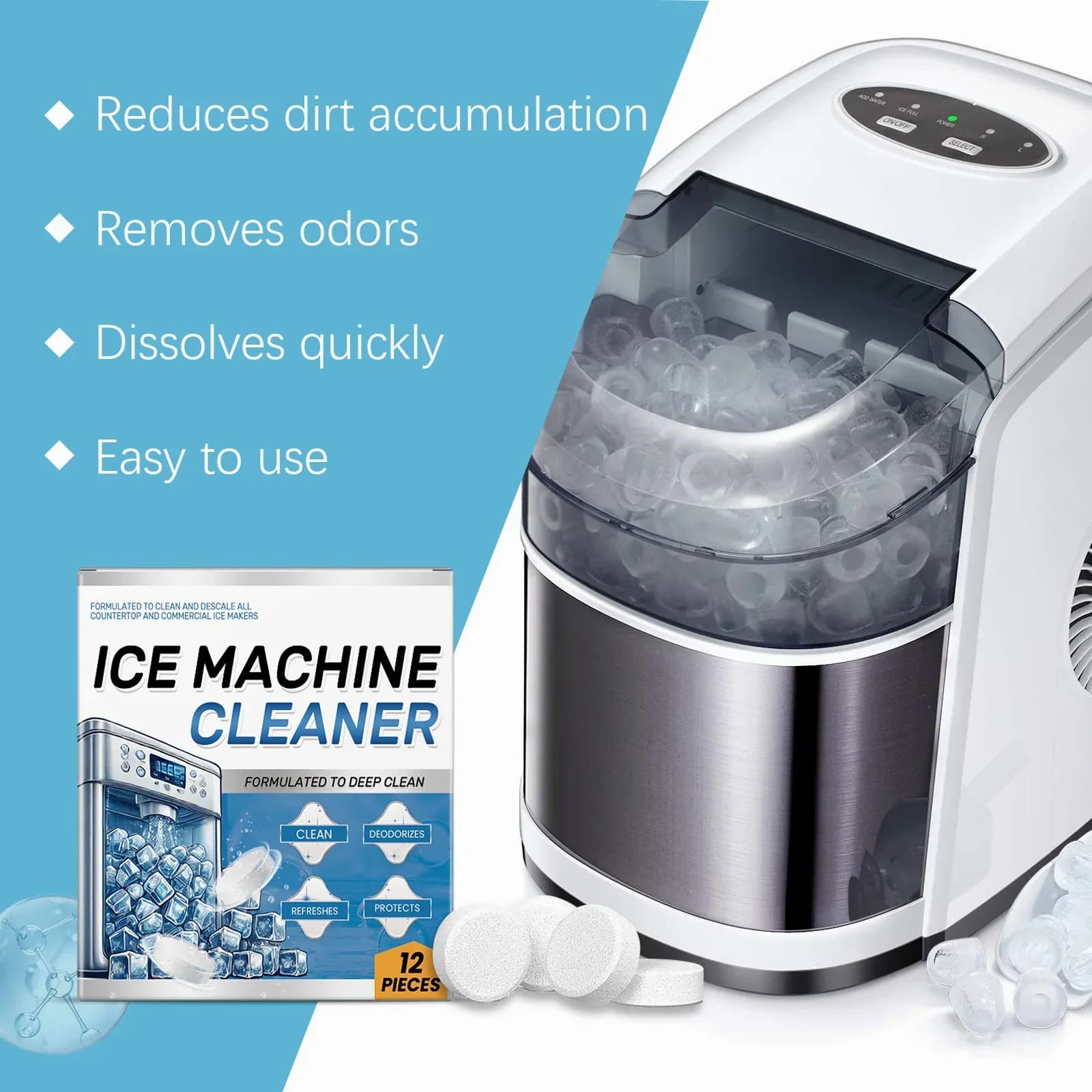 Eco Washing Machine Cleaner – Pet Odor & Mold Remover - View 12