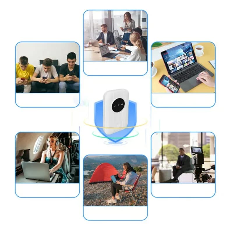 Portable 4G WiFi Router Set with Type-C Port - View 6