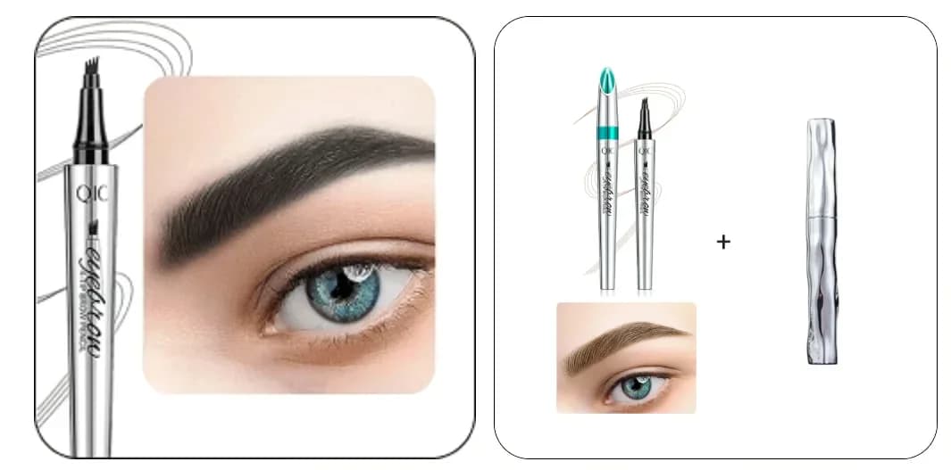 3D Waterproof Eyebrow Pencil, Light Brown, 2-Pack - View 48