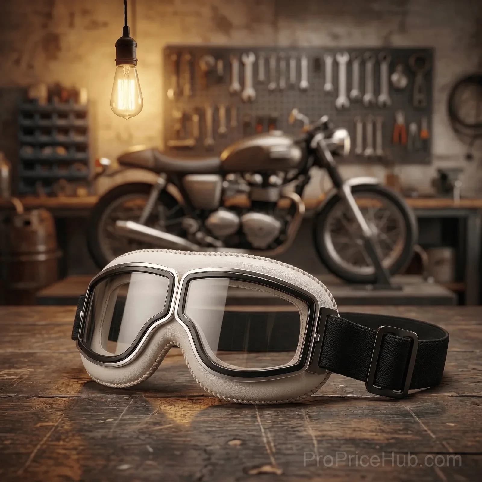OTG Vintage Motorcycle Goggles, Fits Over Glasses - View 14