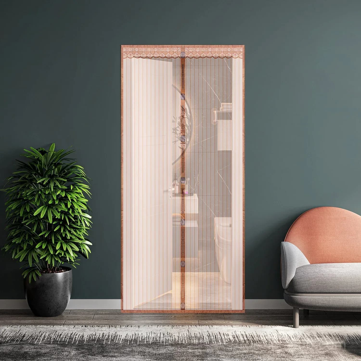Magnetic Screen Door, Hands-Free Patio Entry - View 21