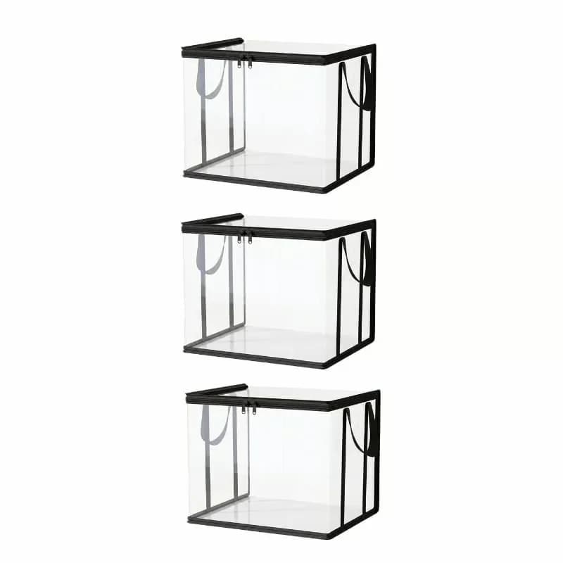 Heavy-Duty Clear PVC Storage Bag, White, 1 Pc - View 6