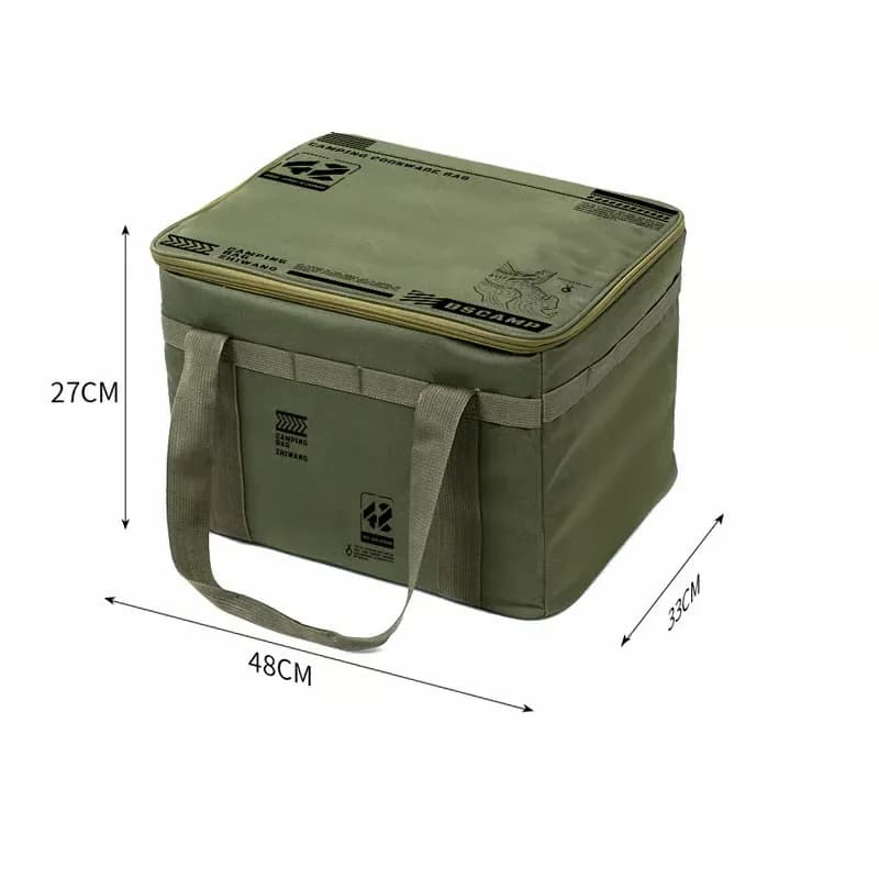 30L Waterproof Outdoor Folding Storage Bag, Khaki - View 14