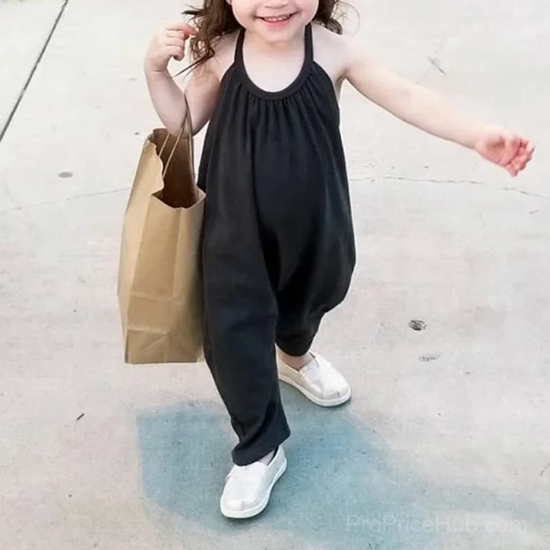 Cute Slouchy Backless Baby Jumpsuit, Gray, 12-18M (80cm) - View 3