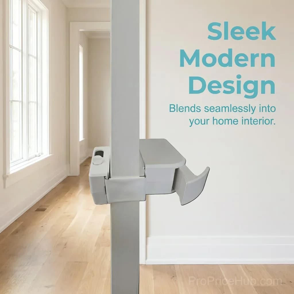 No-Drill Child Safety Door Lock for Home Use - View 7