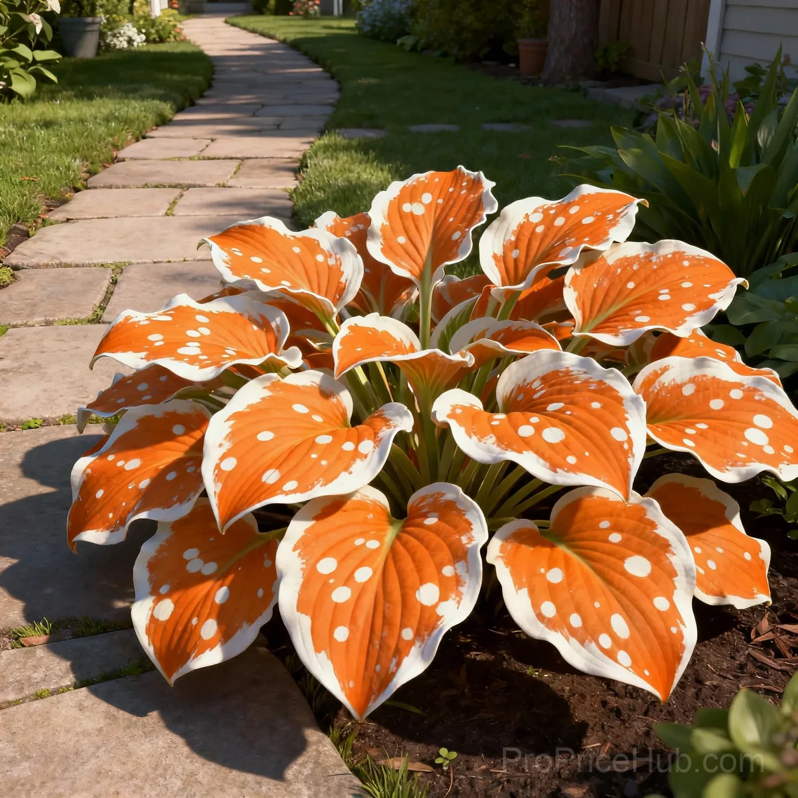 Rare Colored Hosta Rhizome - Live Perennial Plant Root for Shade Gardens - View 5