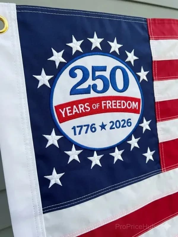 250th Anniversary Commemorative USA Flag (1776–2026) - View 3