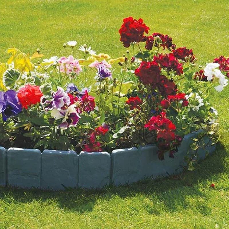 Faux Stone Garden Edging Border – Natural Rock Look Landscape Edge - View 3