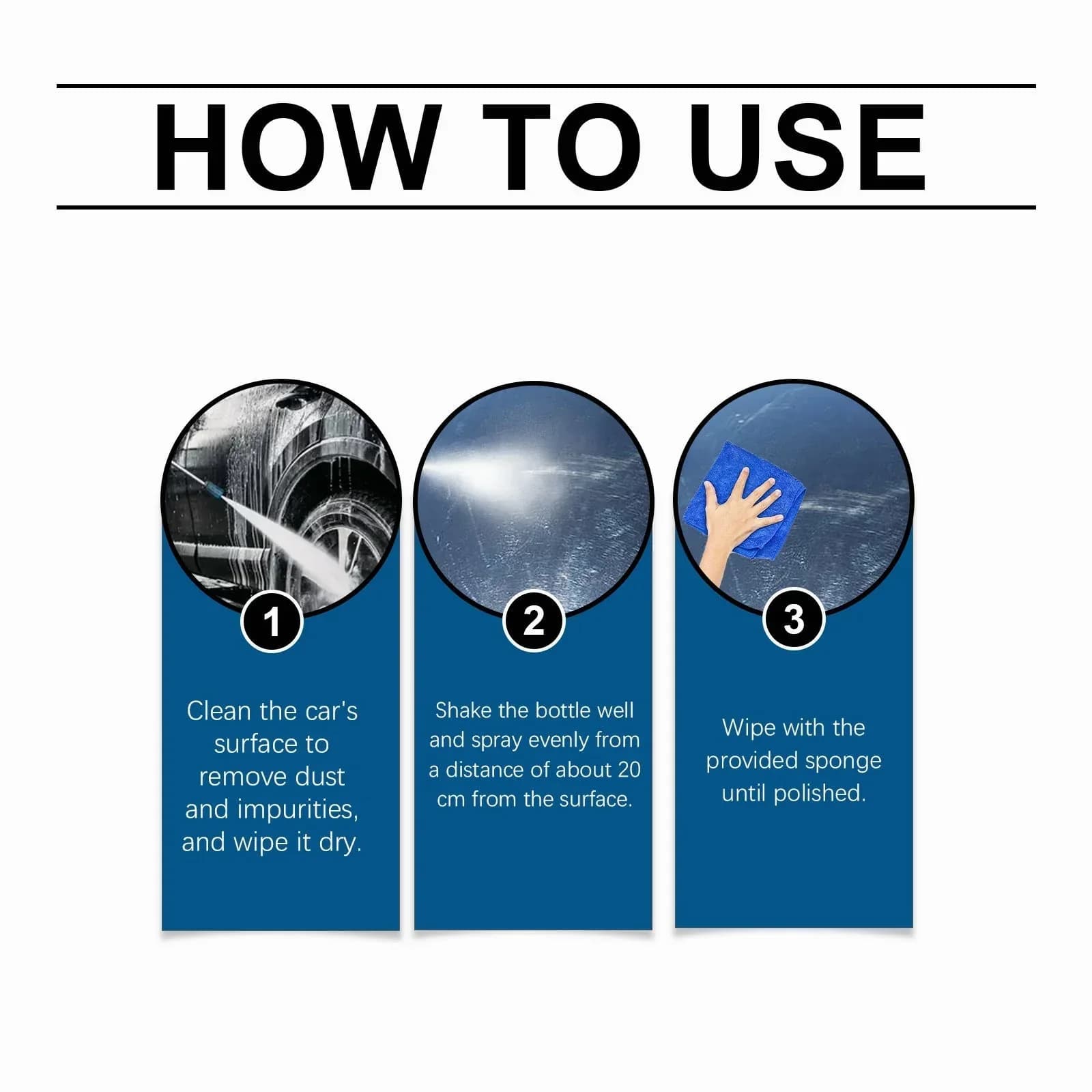 Automotive Nano Coating Repair Agent – Dust & Water Repellent, Gloss - View 8