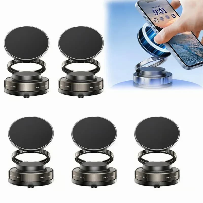360° Adjustable Vacuum Magnetic Car Phone Holder, 1-Pack - View 13