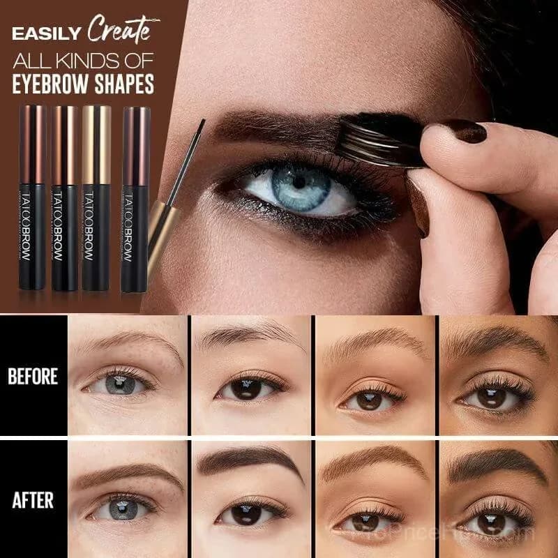 Waterproof Semi-permanent Eyebrow Gel - Light Brown - View 5