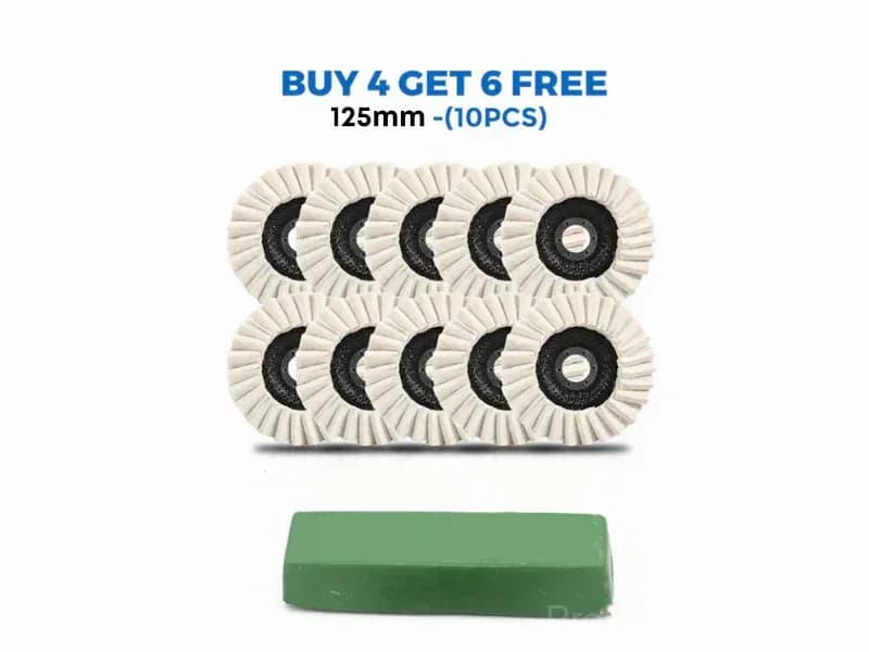 Wool Felt Flap Polishing Disc - 5-Pack (Buy 2 Get 3 Free) - View 22