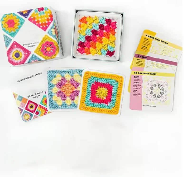 Crochet Card Set, 50 Unique Designs, 50 Pieces - View 3