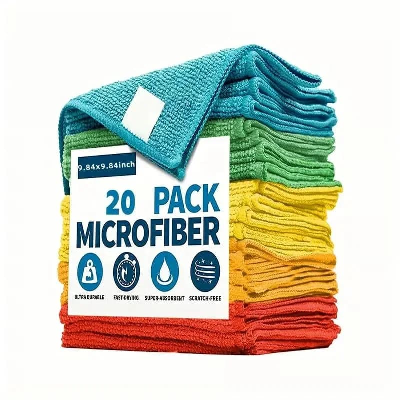 Bulk Pack Microfiber Cleaning Towels, 50 Count - View 11