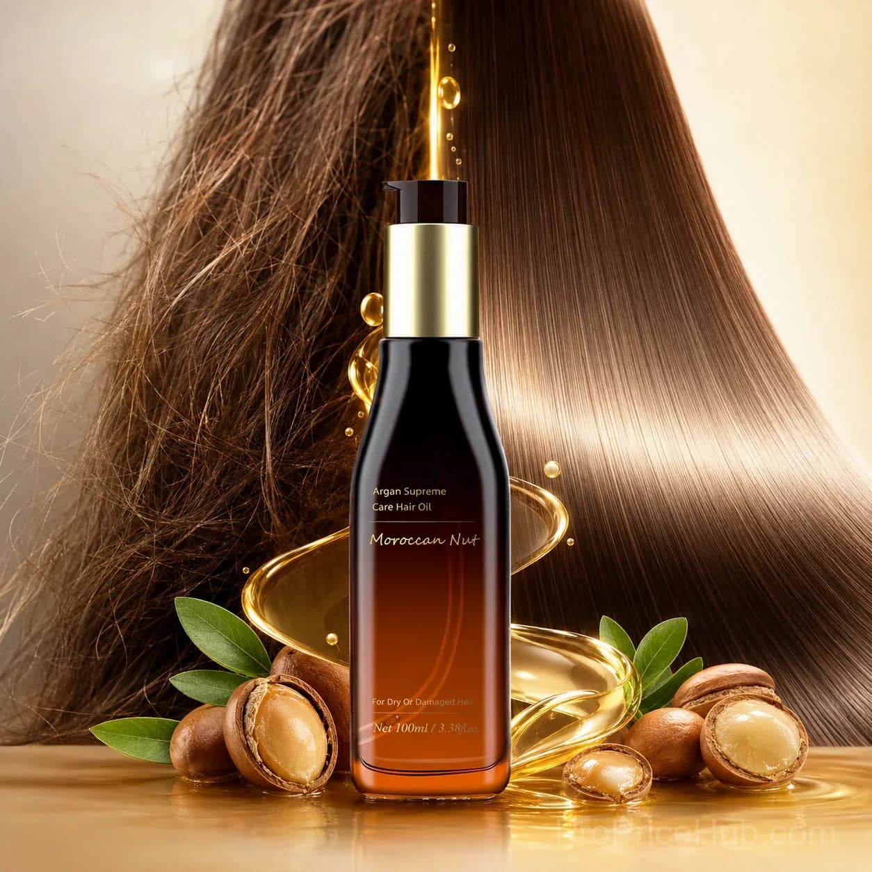 Intense Repair Hair Oil for Dry Hair & Frizz Control - View 5