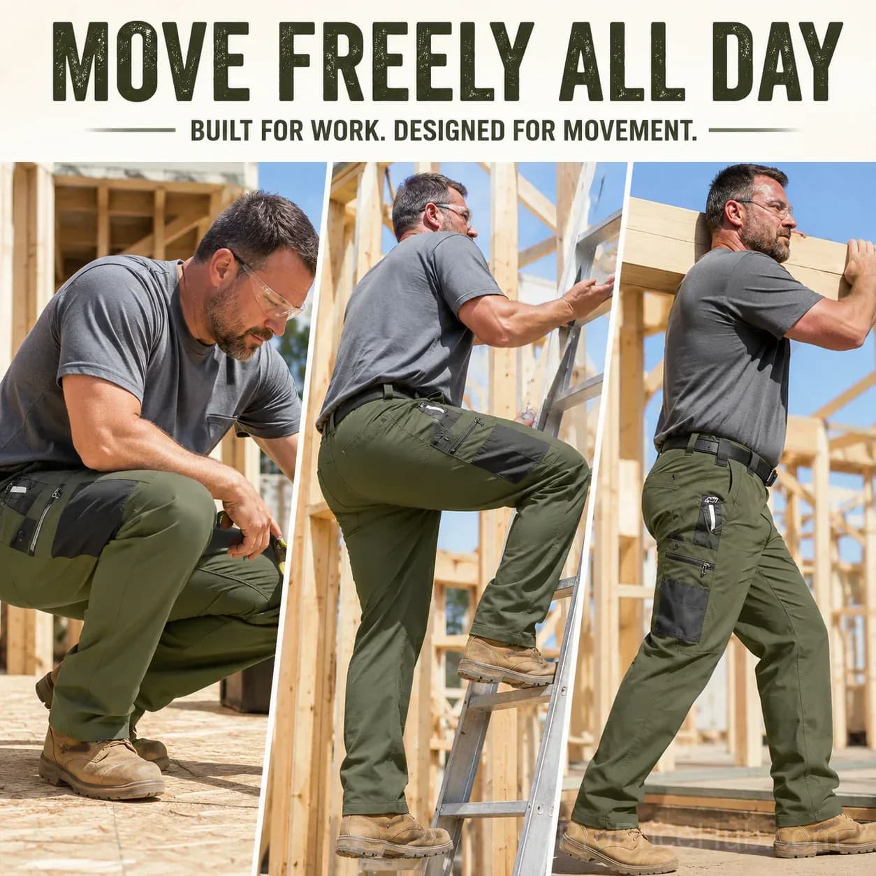 Men's Flame-Resistant Tactical Work Pants - View 7