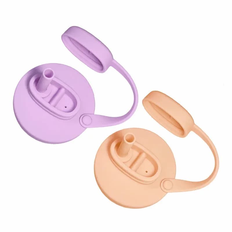 Pink Silicone Soda Can Lid Cover Without Straw Brush - View 27