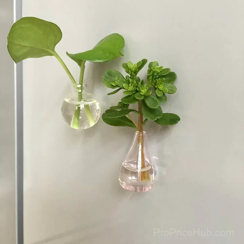 Mini Ceramic Vase Fridge Magnet - Small Home Decor Accent - View 5