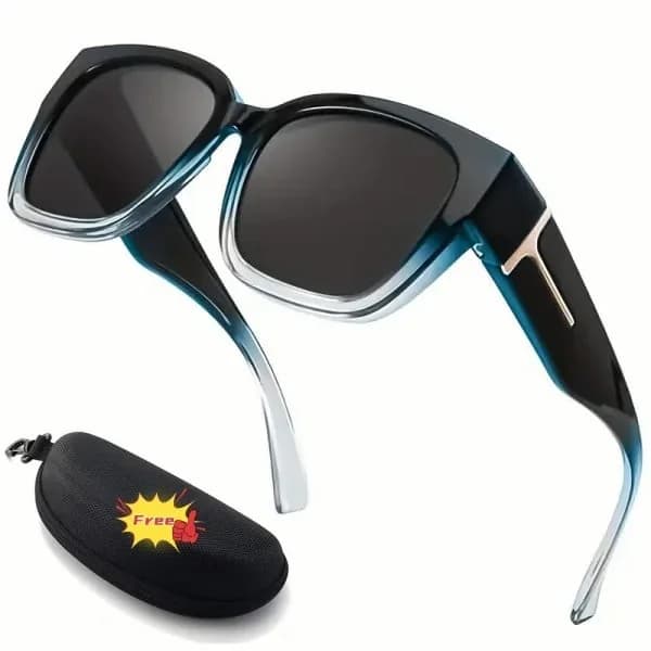 Polarized Fit Over Sunglasses for Women – UV400 Floral Frame - View 10