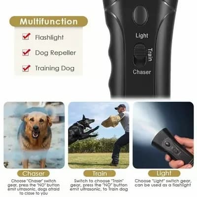 Ultrasonic Anti-Barking Dog Training Device - View 3