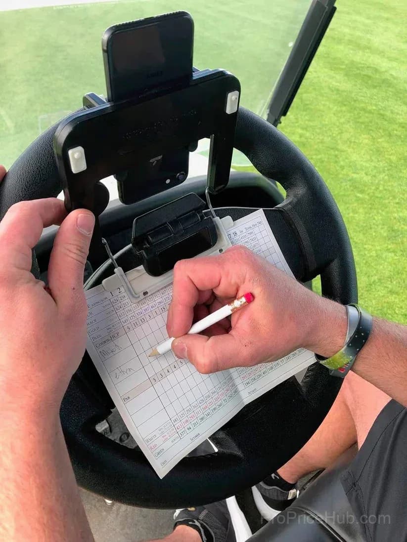Golf Cart Steering Wheel Phone Holder - View 9