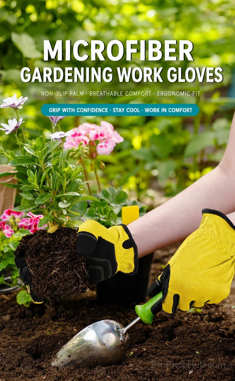 Garden Work Gloves - Protect Your Hands While Growing - View 3