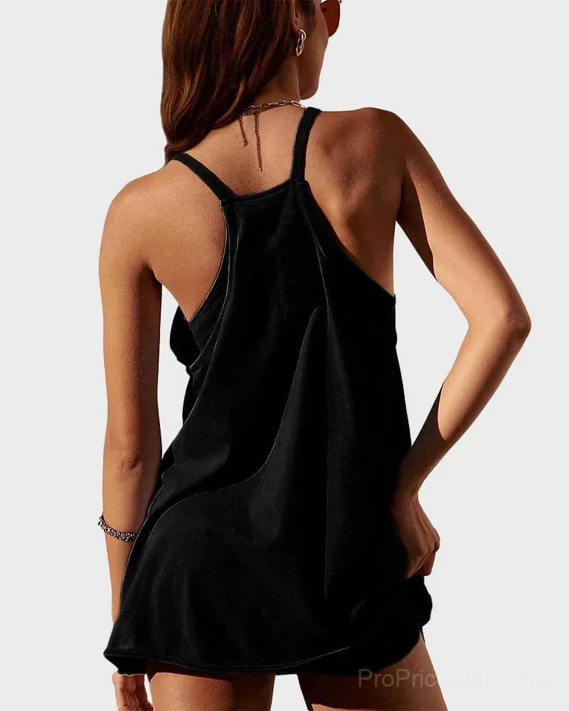 Women's Summer Sleeveless Dress - View 4