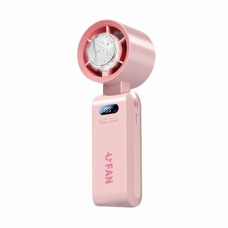 Handheld Semiconductor Cooling Fan, Pro, Grey - View 3