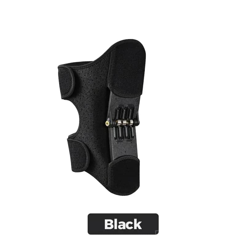 Adjustable Knee Support Brace Set, Black, 2-Pack, Medium - View 9
