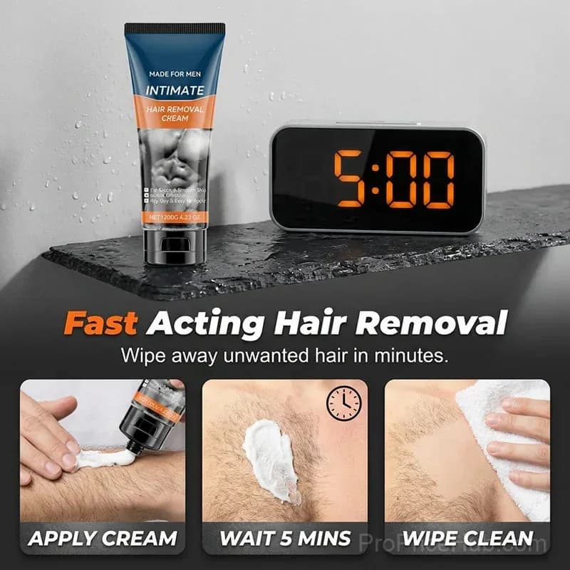Men's Intimate Hair Removal Cream - View 7