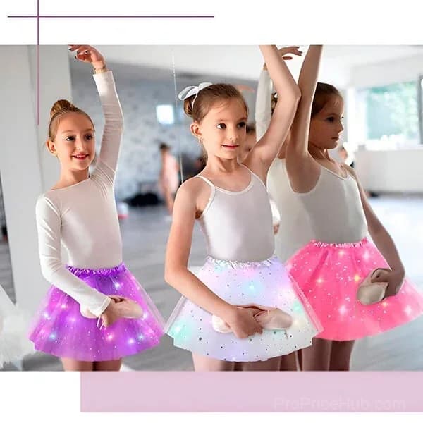 Princess Glow LED Skirt – Soft Safe Stretchy - View 7