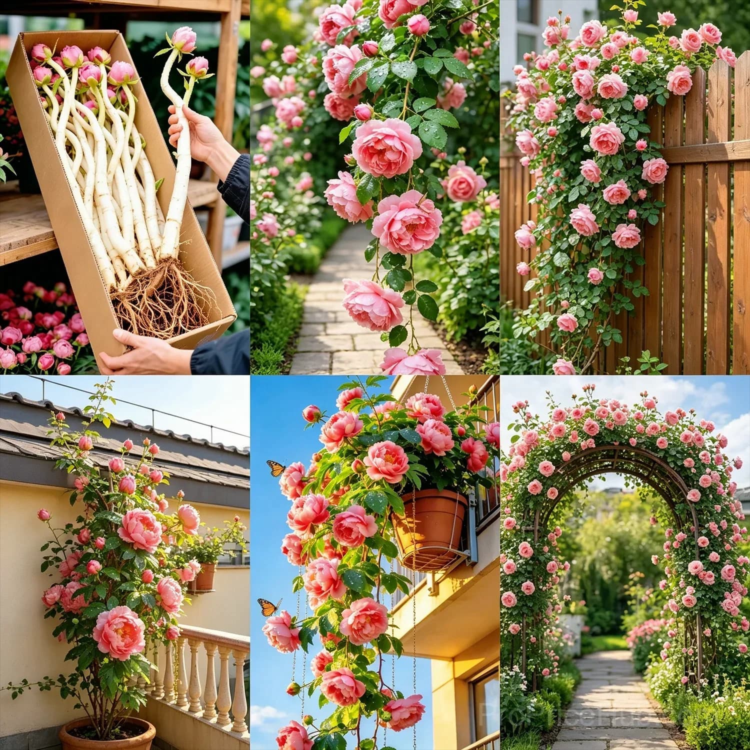 Rare Climbing Roses - Vigorous & Fragrant Garden Rose Plant - View 2