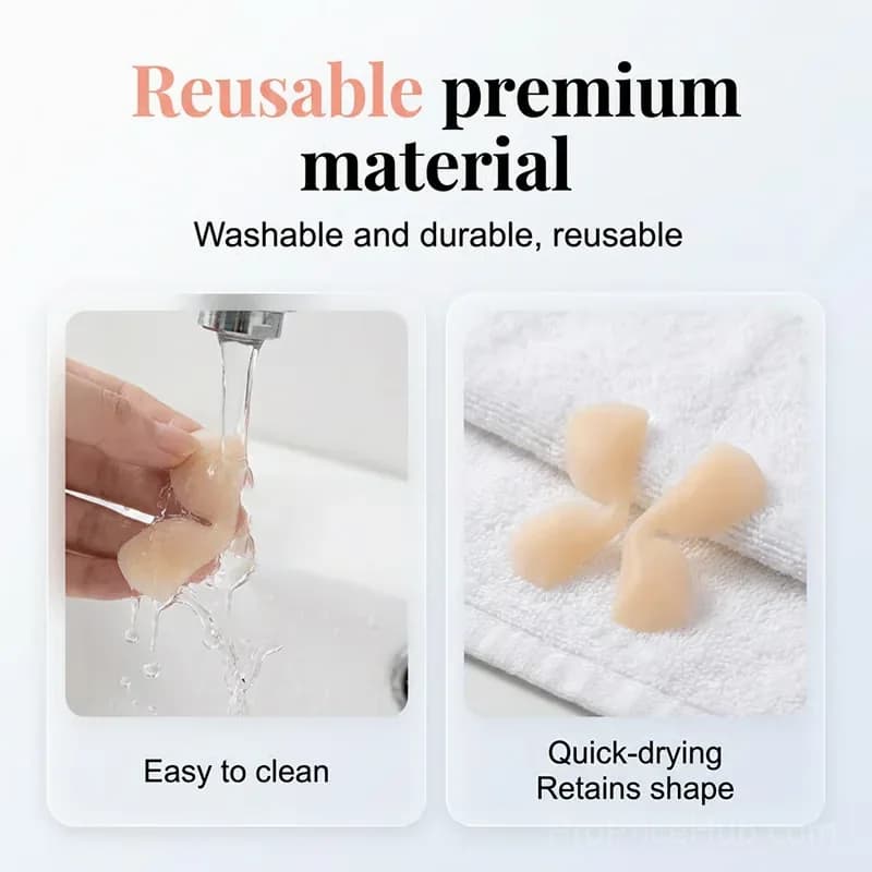 4D Shaped Non-Slip Elf Ear Support Stickers - View 5