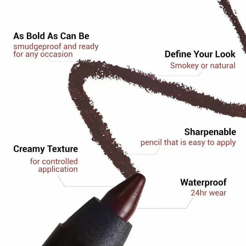 24-Hour Waterproof Eyeliner Pencil, Sharpenable - View 4