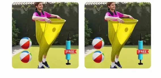 Granny Pants Toss Lawn Game Kit, Blue, 1 Set - View 24