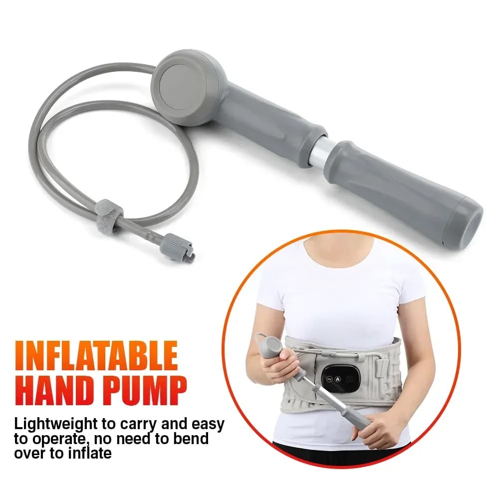 Rechargeable Back Support Belt with Heat, Vibration Massage and Air Columns - View 7