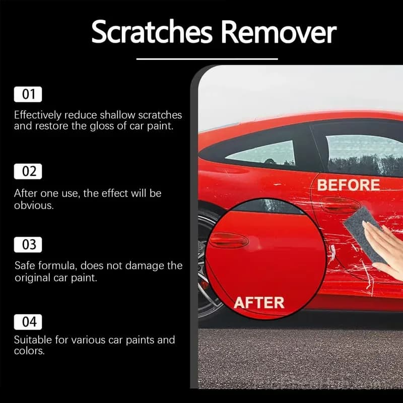 Car Scratch Remover Wax with Nano Cloth, 1 Pack - View 11