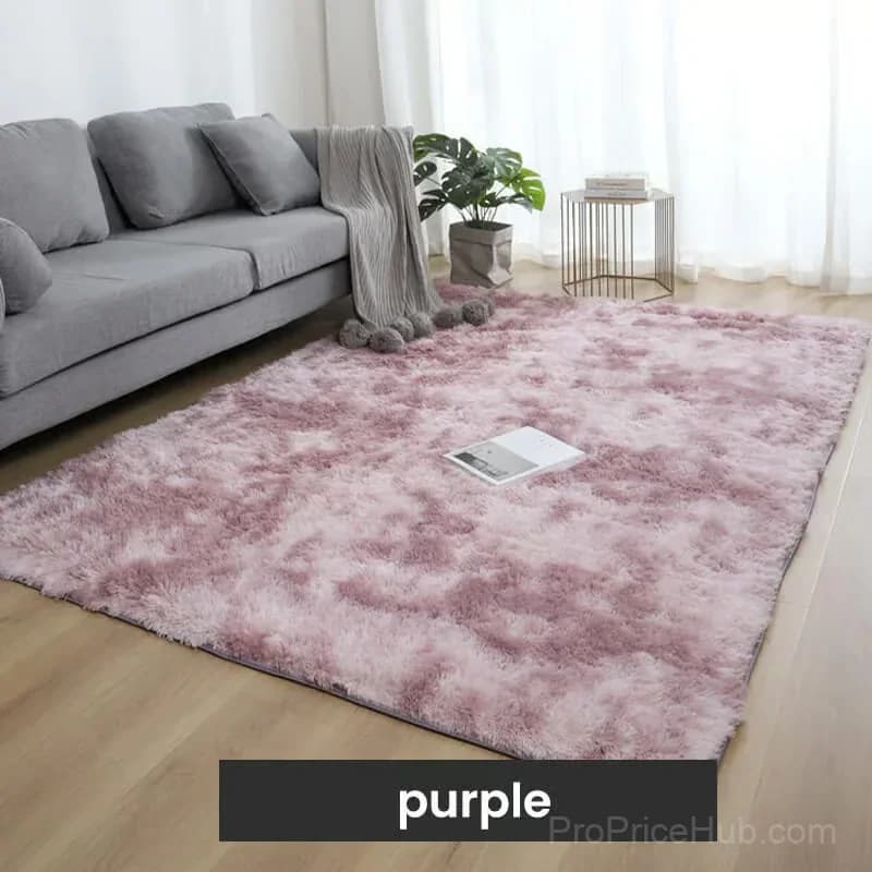 Grey Gradient Plush Floor Mat, 40 x 60 cm - View 12