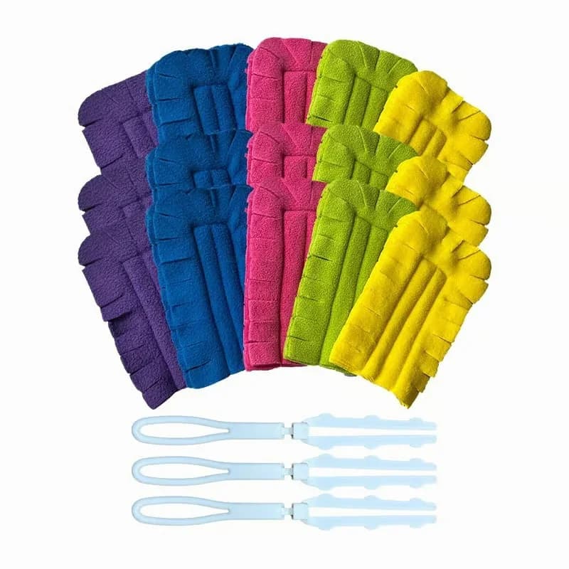 Reusable Chenille Microfiber Duster Cloth Covers, 1 Set - View 4