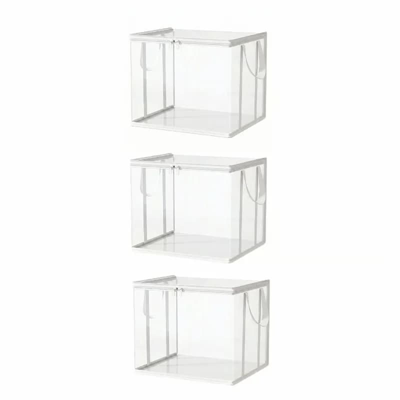 Heavy-Duty Clear PVC Storage Bag, White, 1 Pc - View 5