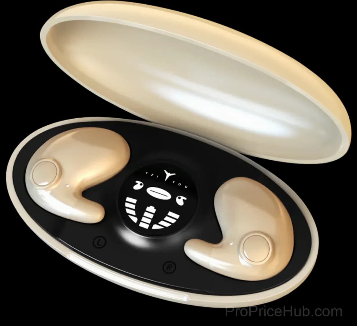 Invisible Sleep Wireless Earphone, IPX5 Waterproof, Black - View 12