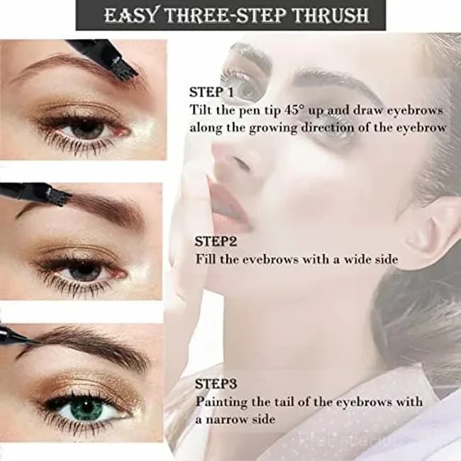 Waterproof Eyebrow Makeup, Chestnut Shade - View 13