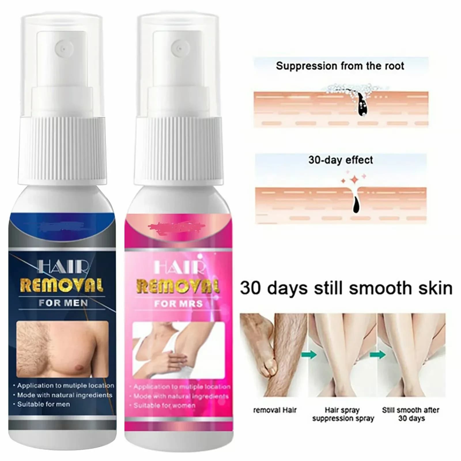 Body Hair Removal Spray for Women - View 7