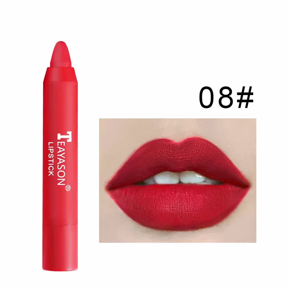 12-Color Matte Lipstick Pen - 01# - View 13