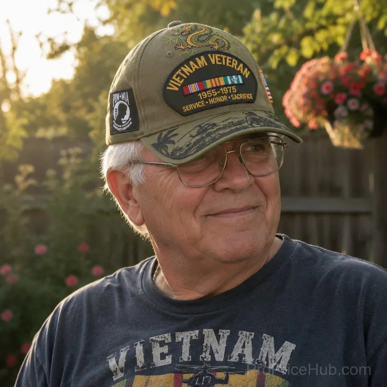Vietnam Veteran Tribute Cap - View 7