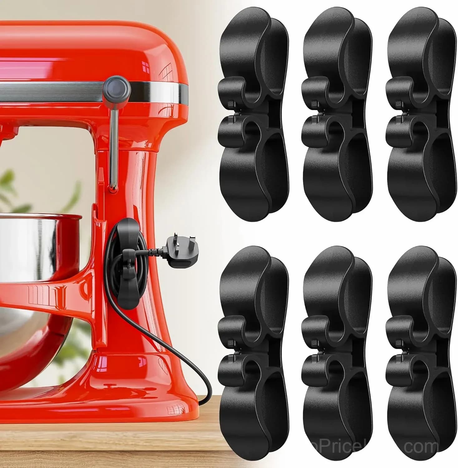 6-Pack Upgraded Appliance Cord Organizers for Kitchen Storage - View 9