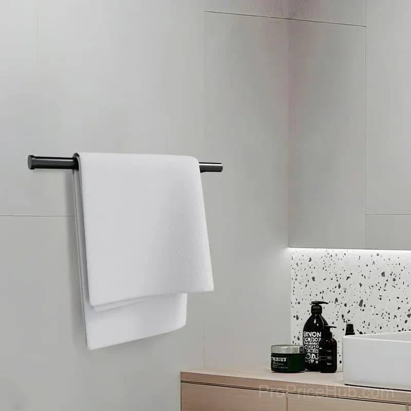 Black Under-Cabinet Paper Towel Holder for Kitchen - View 9
