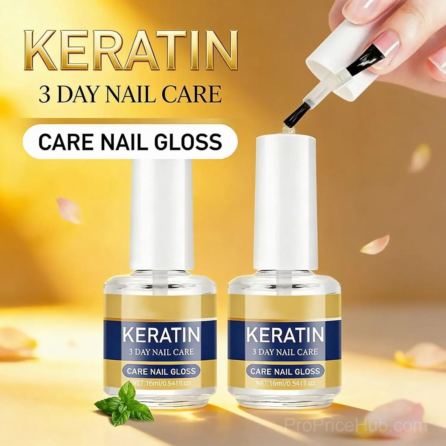 Keratin Amino Acid Nail Care for Dry, Weak & Fragile Nails - 3 Day Treatment - View 4
